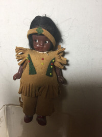 Antique First Nation Small Collectible Doll