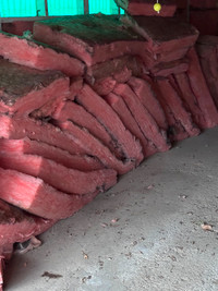 Used pink insulation