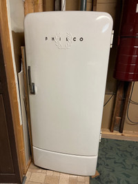 1950’s vintage Philco fridge 