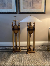 Traditional Romanesque style lamps