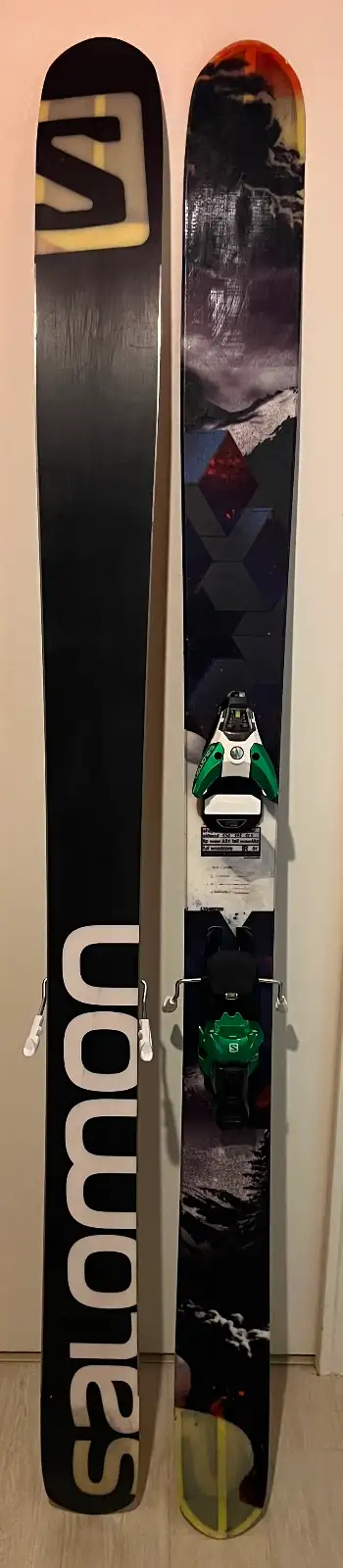 Salomon Rocker 108 skis (174cm) w/ Salomon STH 2 WTR 13 bindings, View more