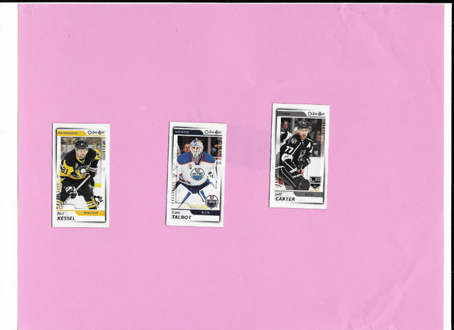 Hockey Cards: 2017-18 OPC Mini Inserts (15) inc. 2 Black Foil in Arts & Collectibles in Bedford