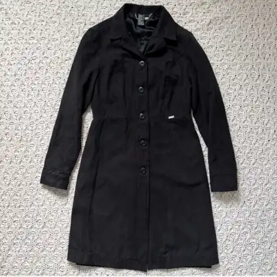 Vintage Guess Black Trench Coat, View more