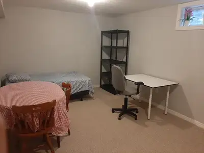 Furnished basement in Waterloo - Fall 2025