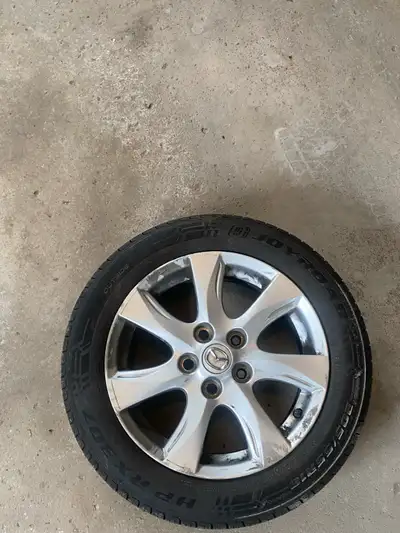 Comes with 4 new mazda center caps for the rims Size 205/55/16 Price is negotiable