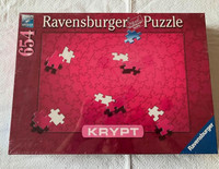 Brand New 654-Piece Ravensburger Puzzle, Krypt Pink