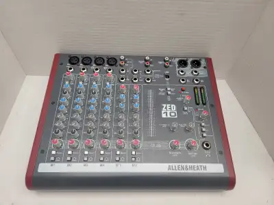 Allen & Heath Zed 10 Live recording mixer , View more