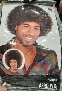 New brown Afro Wig