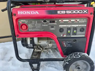 Honda Generator EB 5000X Used less than 100 Hours, View more