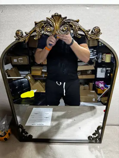 Vintage Style Wall Mirror – Decorative Frame – Brand New , View more