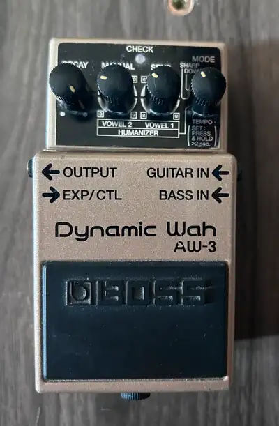 Boss AW-3 Dynamic Wah Guitar Effects Pedal, View more