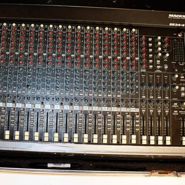 Mackie 24 Channel Mixer in case in Pro Audio & Recording Equipment in Saint John