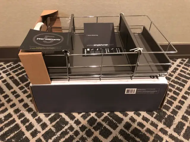 simplehuman 14 inch Pull-Out Kitchen Cabinet Organizer, Heavy-Ga559281051870187527