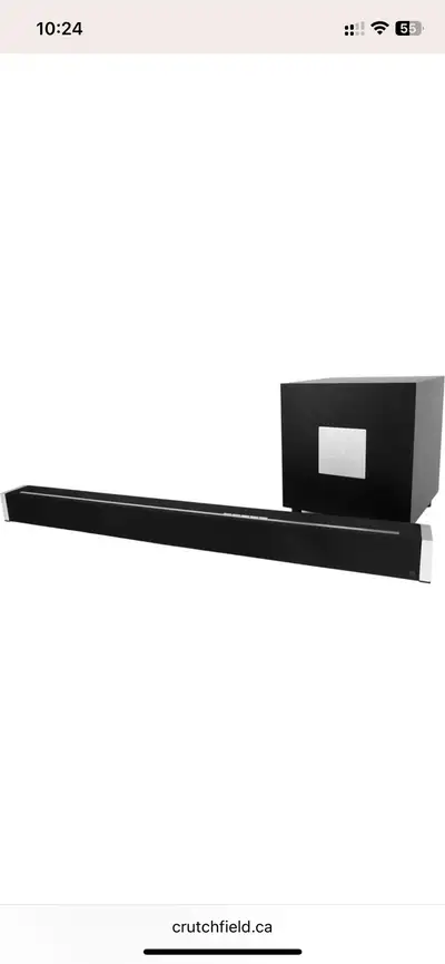 Definitive sound bar with sub, View more