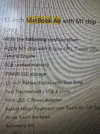 MacBook Air  with M1