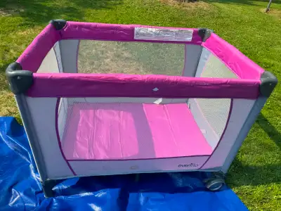 Pack  n Play Travel Bed Crib w Mattress, View more