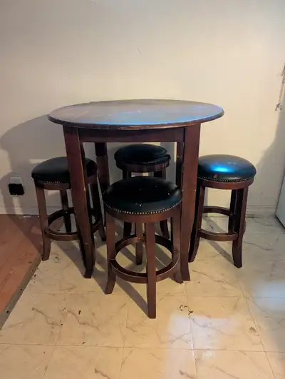 Pub Table and Stool Set - $150!, View more