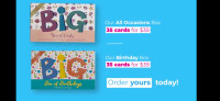 Big Box Cards - U9B Lady Generals Hockey fundraiser 