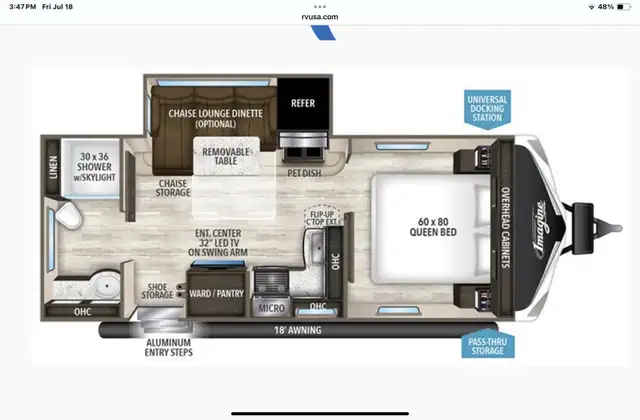 2018 Grand Design Imagine 2150RB in Travel Trailers & Campers in Regina - Image 2
