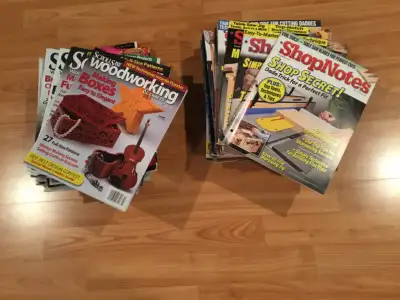 Free woodworking and scroll saw magazines Pick up in Spruce Grove