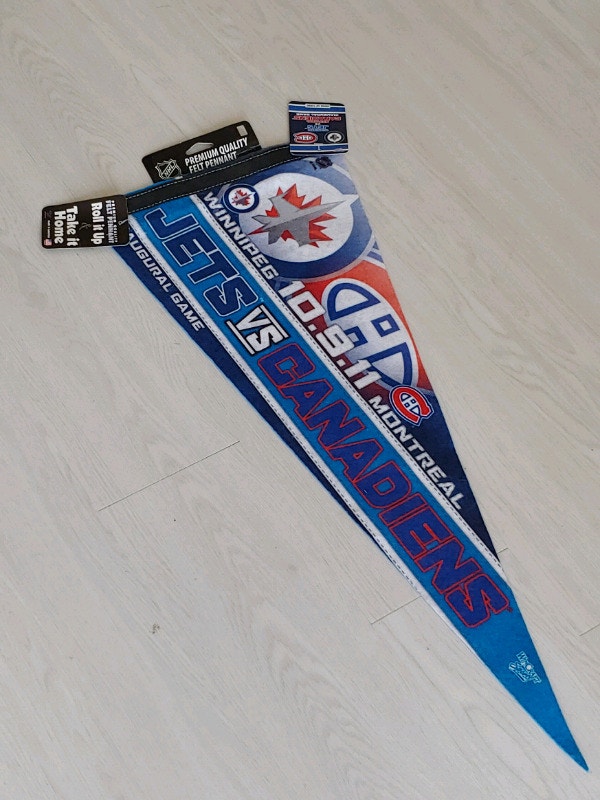 Winnipeg Jets First Game Pennant 10911 Arts & Collectibles Winnipeg Kijiji