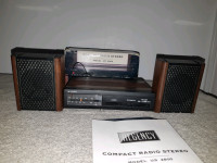 AM/FM Compact radio stereo 
