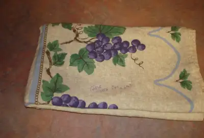 Table cloth 54 x 64 inches, cotton From a smoke free, pet free, and bug free home! See my other ads...