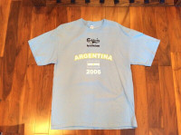 Football ARGENTINA Soccer 2006 FIFA World Cup T-Shirt