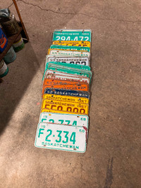 Saskatchewan license plates