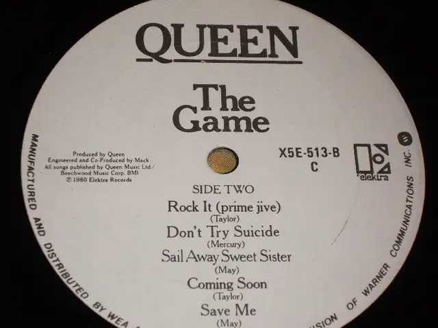 Queen - The Game (1980) LP62863257112193124