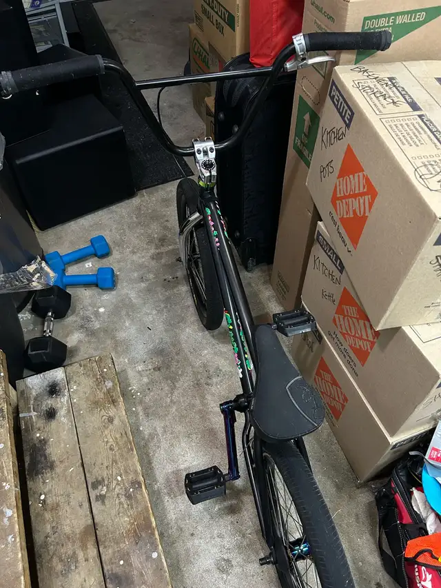 CUSTOM BMX. PRICE IS NEGOTIABLE. Can list out parts.62863285091074123