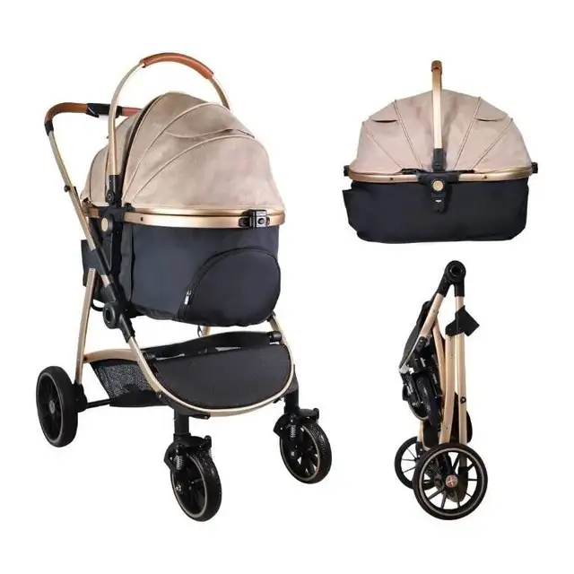 Switte Pet Stroller (Gold and Black) in Other in City of Toronto - Image 2