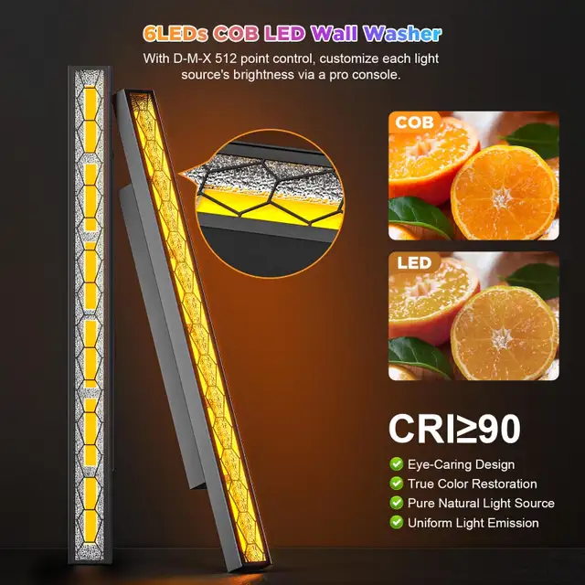 LED Stage Wall Wash Light Bar in Pro Audio & Recording Equipment in Hamilton - Image 3