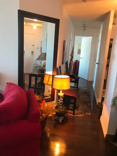 Master bedroom with attached wash room available Immediately