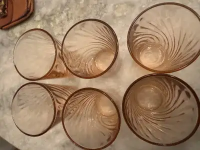 Pink Swirl Glasses arcoloo france, View more