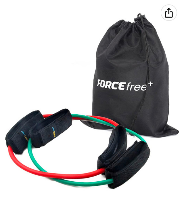 Leg Resistance Band, Heavy Duty Tube with Padded Ankle Cuffs, An in Other in Winnipeg
