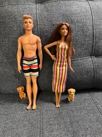Barbie, Ken et chiots