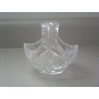 Miniature Vintage Pinwheel Crystal Basket