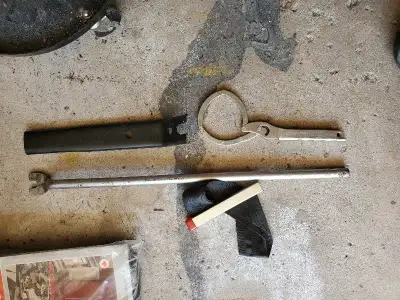 lash filter wrench $7 ratcheting filter wrench $15 valve spring compressor $15 ball joint separator...