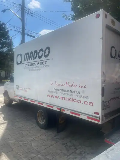 FORD E350 CUBE UNICELL ( PAS BESOIN DE PLAQUER "L" CAMION MOIN DE 4500KG , NO NEED TO HAVE AN "L" PL...