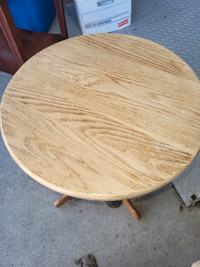 White oak occasional table 