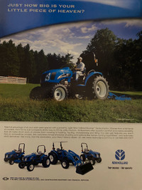 2005 New Holland Boomer Series Tractors Original Ad