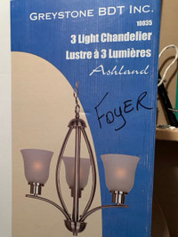3 light chandelier 