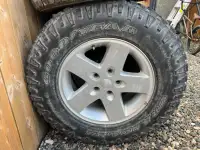 Goodyear Wrangler Tires on Rim LT265 / 70R17