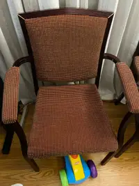 Arm chair with fancy cushion