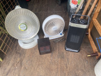 3 Electric Heaters And Fan