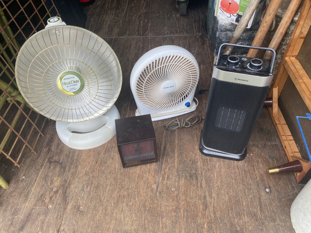 3 Electric Heaters And Fan in Heaters, Humidifiers & Dehumidifiers in Norfolk County