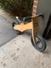 Wooden Balance Bike for Toddlers and Kids