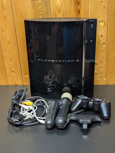 PS3 Fat Boy 80GB w/accessories, View more