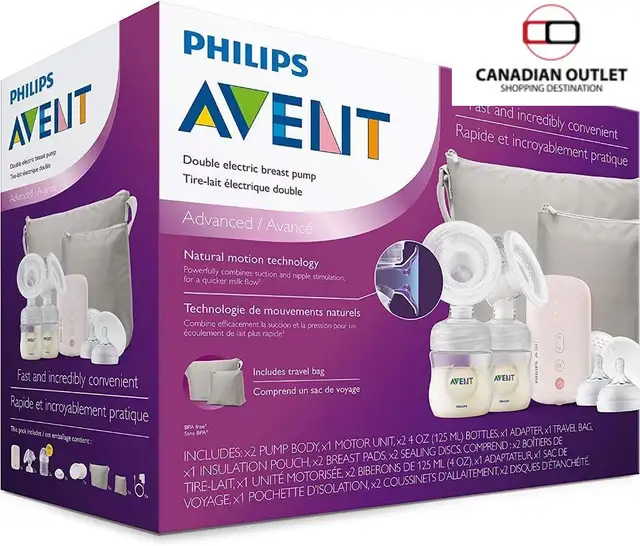 Philips Avent Electric Breast Pump, Lansinoh63234989481985125